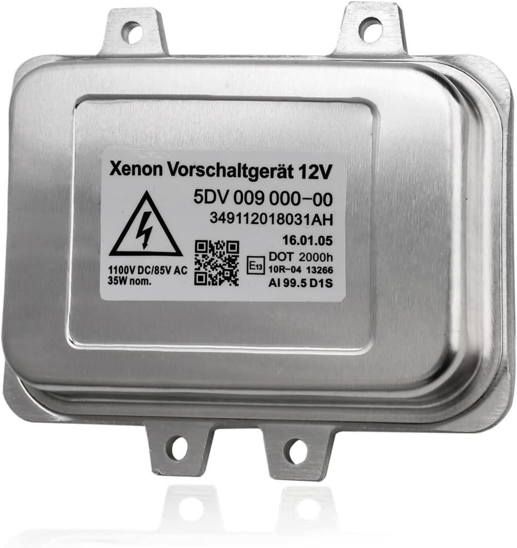 5DV 009 000-00 HID Xenon Headlight Ballast Control Unit Replacement for 2007-2014 Cadillac Escalade 2006-2009 BMW E60 2008-2014 Chrysler Town & Country -Replaces 5DV009000-00