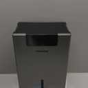 Dehumidifier, Humidity Display Dehumidifier for Basement Bathroom Bedroom, Pewter