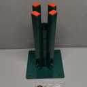 FLY HAWK Christmas Tree Stand, 2.28 Foldable Artificial Christmas Tree Metal Ornament Holder Universal Model Adjustable Umbrella Stand Artificial Christmas Tree for Pine SprucePoplar green