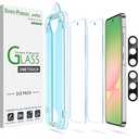 amFilm Auto-Alignment OneTouch for Samsung Galaxy A56 5G 6.7" Screen Protector + Camera Lens Protector, Tempered Glass, 30 Seconds Installation, Bubble Free, Case Friendly, Anti-Scratch [2+2 Pack]