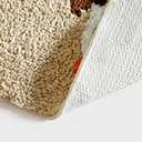 Cute Ghost Shaped Halloween Bath Mat Boho Vintage Floral Funky Halloween Bath Mat for Bathroom Aesthetic Decorations, Modern Abstract Cool Gothic Spooky Spirit Bathroom Rugs Non-Slip Washable (20''W x 24''L, Khahi)