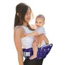 Baby Hip Carrier - Infant Toddler Hip Seat for 0-36 Months (0-66 lbs) Adjustable Waistband, Breathable Mesh & Enhanced Safety, Side-Carry & Front Carry Options (Star)