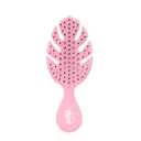 Wet Brush Go Green Mini Detangler, Pink - Detangling Travel Hair Brush - Ultra-Soft IntelliFlex Bristles Glide Through Tangles & Gently Loosens Knots While Minimizing Pain, Split Ends & Breakage (1 Count (Pack of 1))