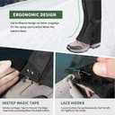 Unigear Leg Gaiters, 1000D Fabric Waterproof Boot Gaiters for Hiking Walking Climbing Hunting Skiing