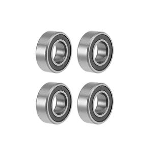 uxcell MR126-2RS Deep Groove Ball Bearings 6mm Inner Dia 12mm OD 4mm Bore Double Sealed Chrome Steel Z2 4pcs
