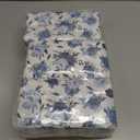Floral Napkins Disposable Flower Guest Hand Towels Decorative Paper Towels for Bathroom Wedding Birthday Baby Shower Kitchens Table(Navy Blue,300 Pcs)