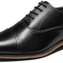 Bruno Marc Men's Lace Up Soft Cap-Toe Formal Dress Shoes 10.5