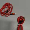 BLOKK 3ft USB C to Lightning Cable, 2-Pack - Red Nylon iPhone Charger - Fast Charging Cord Compatible with iPhone, iPad, and AirPods