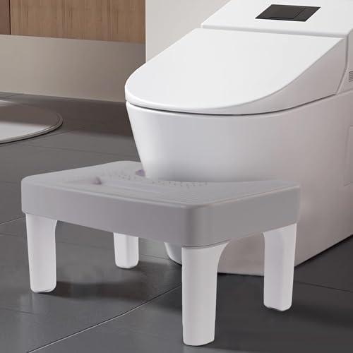 6.7 Inch Step Stool, Portable Plastic Foot Stool, Non-Slip Potty Stool for Bathroom