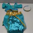 Aolliya Princess Costume for Girls Kids Arabian Princess Fancy Dress Up for Halloween Birthday Cosplay Party Carnival 4T