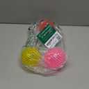 Petizer 3-Pack 3.5 Squeaky Dog Toy Balls, Floating Dogs Pool Balls, Dog Spiky Balls, Interactive Fetch Toys for Puppy, Dog Chew Toys - Safe, BPA Free (Pink+Red+Yellow)