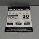 White Cardstock 8.5 x 11"Inch, 80lb Cardstock Paper, 30 Sheets Card Stock Paper 8.5 x 11 White, Heavy Thick Cardstocks Printer Papers for Invitations, Menus, Weddings, DIY Cards, Scrapbooking.
