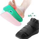 Estinko Closed Post Op Shoe, Post Op Shoes, Fracture Medical Walking Shoes for Male and Female-Post Surgery or Operation Foot Support, Broken Foot or Toe, with PegAssist Insole (L, 1 PC)