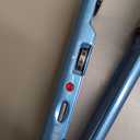 Nano Titanium Ultra-Thin Hair Straightener, Professional Flat Iron for All Hair Types (1 inch, Blue)