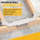 Framing Tools,16 Inch On-Center Stud Layout Tool,100% Cast Aluminum Framing Spacing Tool,Premium Wall Stud Framing Tool,Precision Measurement Jig Tool For Framing Wall, 1 Pack