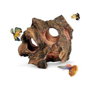 PINVNBY Betta Fish Cave Natural Wood Betta Fish Hideout for Aquarium Fish Tank Decorations Hideout Betta Fish Accessories Habitat Shelter for Crayfish Shrimp and Other Aquatic Pets