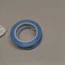 Xuniea 5 Rolls of Vinyl Tape Masking Tape Automotive Car Auto Paint for Curves, High Temperature Vinyl Low Tack(1/16 Inch, 1/8 Inch, 1/4 Inch, 1/2 Inch, 3/4 Inch, Blue)