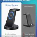 Wireless Charger for Samsung: 3 in 1 Wireless Charging Station for Samsung Galaxy Watch 8 7 6 5 4 3 Pro Classic Galaxy Buds - Charger Dock Stand for S26 S25 S24 Ultra S23 S22 S21 Note Z Fold Android