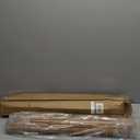 LazBlinds No Tools No Drill Cordless Bamboo Roman Shades, Light Filtering Window Treatment, Roll Up Bamboo Blinds for Windows 25'' W x 48'' H, Ceylon Light Russet