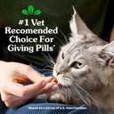 Greenies Feline Pill Pockets for Cats Natural Soft Cat Treats, Catnip Flavor, 1.6 oz. Pouch (45 Treats) (EXP 01/26/29)