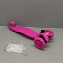 BELEEV Scooters for Kids 3 Wheel Kick Scooter for Toddlers Girls Boys, 4 Adjustable Height, Lean to Steer, Light up Wheels, Extra-Wide Deck, Easy to Assemble for Children Ages 3-12 (Rose Pink)