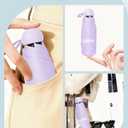 Seniny Mini Portable Travel Umbrella with Case - Compact Umbrellas for Rain & Sun UV Protection for Backpack Pocket, Lightweight Folding Small Umbrella, Tiny Purse Size UV Blocker for Kids Women Girls