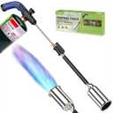 Heavy Duty Propane Weed Burner Torch, 30" Self-Igniting Flame Thrower with Rubber Grip for Garden Weeding, BBQ Lighting, Driveway & Snow Clearing(Fuel Cylinder Not Included)