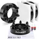 Richeer 6x5.5 Wheel Spacer for 1995-2023 Tacoma, 1989-2023 4Runner, 2'' 6x139.7mm Hubcentric Wheel Spacers with 12x1.5 Studs & 106mm for Tundra FJ Cruiser Sequoia GX470 GX460