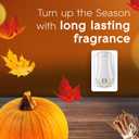 Glade PlugIns Refills Air Freshener Starter Kit, Scented and Essential Oils for Home and Bathroom, Golden Pumpkin & Spice, 1.34 Fl Oz, 1 Warmer + 2 Refills