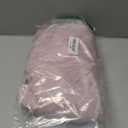 Nova In Sky Womens Sexy V Neck Long Sleeve Tie Waist Ruffle Hem Flowy Swing Mini Short Wrap Dress (Pink) XS