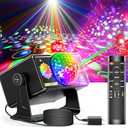 Party Lights, DJ Disco Light Disco Ball Light Sound Activated Strobe Stage Lights for Parties Birthday Christmas Gift Wedding Karaoke KTV Bar Club Pub Dance Home Living Room Halloween Decorations