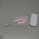 Misssix Short Almond Gel Nail Tips Kit, 216Pcs Pre Etched Clear Fake Nails, Full Cover False Nail 9-in-1 Gel Glue and Portable Mini U V Nail Lamp for Women 12 Sizes