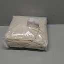 H.VERSAILTEX Recliner Chair Covers Velvet Recliner Cover 1 Piece Slip Covers for Sofas/Couches Washable Reclining Chair/Furniture Protector for Kids, Pets (Ivory, Large)