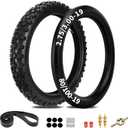 EOPOAYI 80/100-19 Dirt Bike Tire & 2.75/3.00-19 Inner Tube Replacement for Surron Light Bee X LBX L1E Sur Ron UltraBee Electric Dirt Bike Segway X260 Talaria Sting MX 8000W 60V 40AH eRide Pro E-Bike