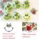 4 x 42 Pcs Christmas Face Eyes Stickers for Crafts Small 3 Inch 2 Inch Transfers Vinyl Faces Pitcher Decals for Ornaments Glass Drinking Cups Wood Decorations Balls Party Supplies (face72)