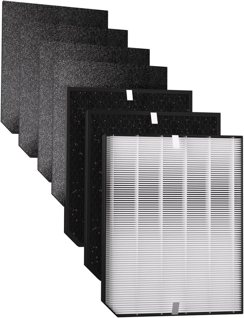 2000 Replacement Filters Compatible with Air Doctor AD2000 & AD2000i Air Purifiers, Includes 1 Premium Filter, 2 Carbon Filters & 4 Pre-Filters, Compare to Part # ADF2001 ADF2002 ADF2003