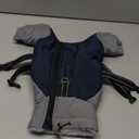 Turtleneck Dog Coat with Harness Built in - S,Soft Warm Lining | Adjustable Reflective Harness Coats for Small Dogs,Snow Day Water-Repellent,Windproof & Cold-Resistant Jacket (Navy-Blue) (SmallChest 17.3")