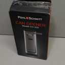 POHL SCHMITT 3 in 1 Electric Can Opener Smooth Edge with Knife Sharpener and Bottle Opener - Easy Push Down Lever - All Standard-Size & Pop-Top Cans, Durable Stainless Steel & ABS, Kitchen Accessories