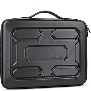 DOMISO 14 inch Laptop Sleeve with Handle Shockproof Computer Bag Waterproof EVA Protective Carrying Case for 14" ThinkPad E480/Yoga 920/13.5" Microsoft Surface Book/HP Pavilion 14 Stream 14, Black