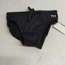TYR Men's Durafast Elite Racer Brief Swimsuit (26, Black)