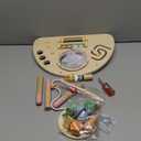 Activity Table for 1 Year Old, Montessori Toys for 1 2 Year Old Girls Boy Gifts, 8 in 1 Wooden Sensory Play Table for Toddler 1-3, Learning Toys for Baby 12-18 Months 1st Christmas Birthday Gifts