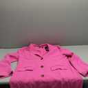 Allegra K Women's Blazer Dress Notched Lapel Collar Teacher Office Work Jackets Outfits, Size XL (Hot Pink)