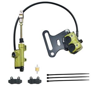 Hauertzx Rear Disc Hydraulic Brake Master Cylinder Caliper Brake pads Compatible with Chinese Dirt Pit Bike Baja SSR Apollo Taotao Roketa Sunl SSR 50cc 70cc 90cc 110ccc 125cc