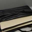 Back Seat Extender for Dogs, Waterproof Dog Car Seat Cover for Back Seat with Hard Bottom, 2025 Upgraded Material, Anti Scratch, Safer, Easy to Use and Clean, Holds 400lbs (Large, Black+Orange)