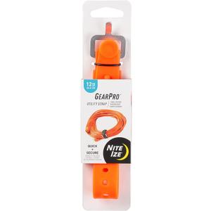 Nite Ize, Inc. USL24-31-R3 Nite IZE GearPro Secure Tarps, Hoses, Skis, Lumber, 80 lb. Load Limit, 24 inch, Black Utility Strap, 24" Stap, Bright Orange Nite Ize, Inc. USL24-31-R3 Nite IZE GearPro Secure Tarps, Hoses, Skis, Lumber, 80 lb. Load Limit, 24 inch, Black Utility Strap, 24" Stap, Bright Orange