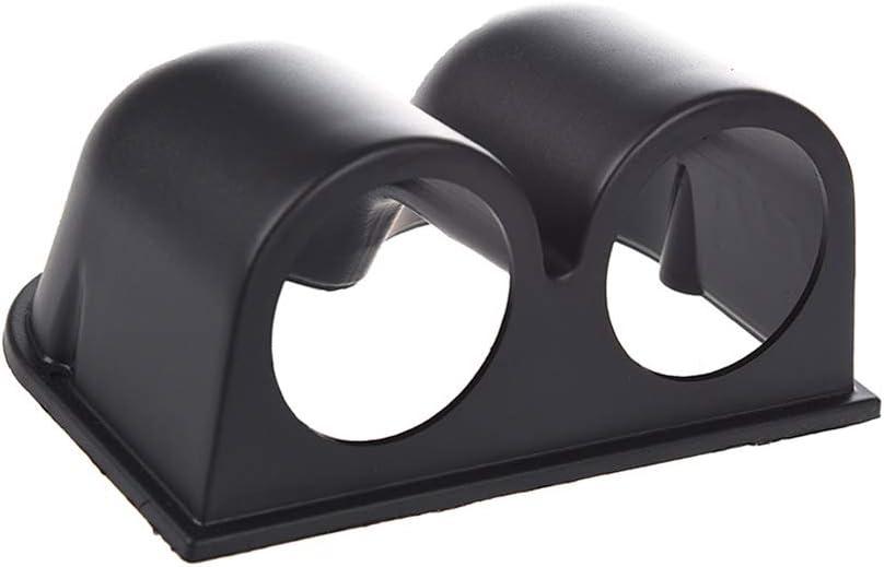 Black 2" 52mm Universal Dual Hole Dash Dashboard Car Gauge Pod Mount Holder ABS