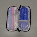 Diabetic Supplies Organizer Bag, Insulated Portable Case with Heavy-Duty Zipper and Pen Holder