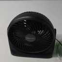 Amazon Basics Air Circulator Fan, Desk Fan for Bedroom, Home and Office, With 90-Degree Tilt Head, 3 Speed Settings, Lightweight (3 LBS), 35 Watts, Black, 11.1"W x 6.3"D x 10.9"H