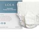 LOLA Postpartum Underwear with Organic Cotton Max Absorbency for Postpartum Bleeding - Pregnancy Hospital Bag Essentials - 10 Count