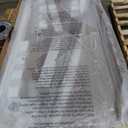 KPUY Frameless Shower Door, 55-60" W x 76" H Sliding Glass Shower Door, 1/4" (6mm) Thick Tempered Clear Glass with Explosion-Proof Film Nano Coating, Stainless Steel Hardware, Brushed Nickel